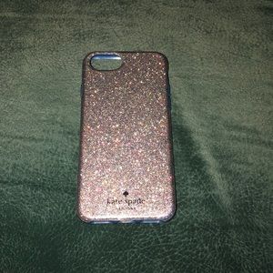 Kate Spade iPhone 7 glitter case (rubber)